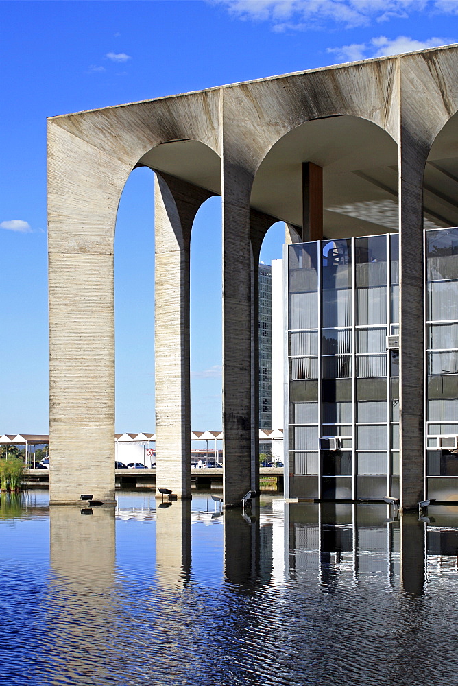 Itamaraty Palace, architect Oscar Niemeyer, Brasilia, Brazil, South America