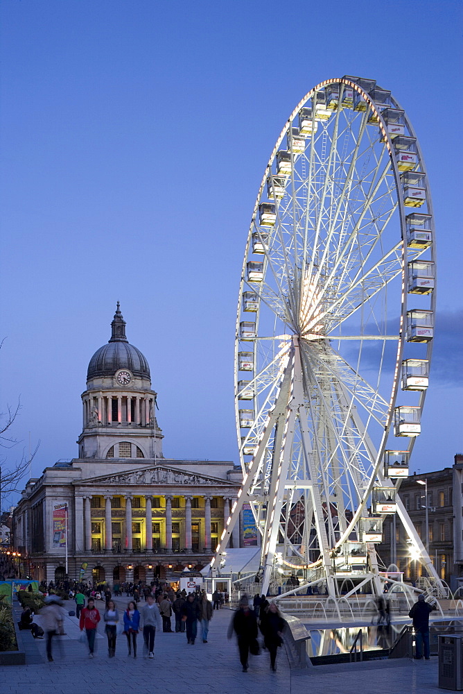 Old Market Square, Nottingham, Nottinghamshire, England, United Kingdom, Europe