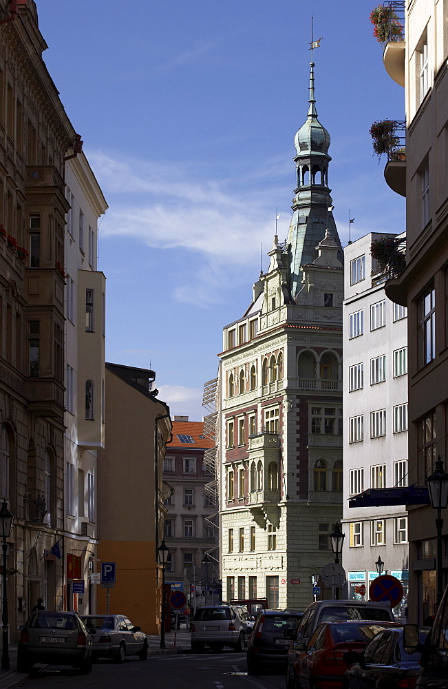 Street scene, Prague, Czech Republic, Europe