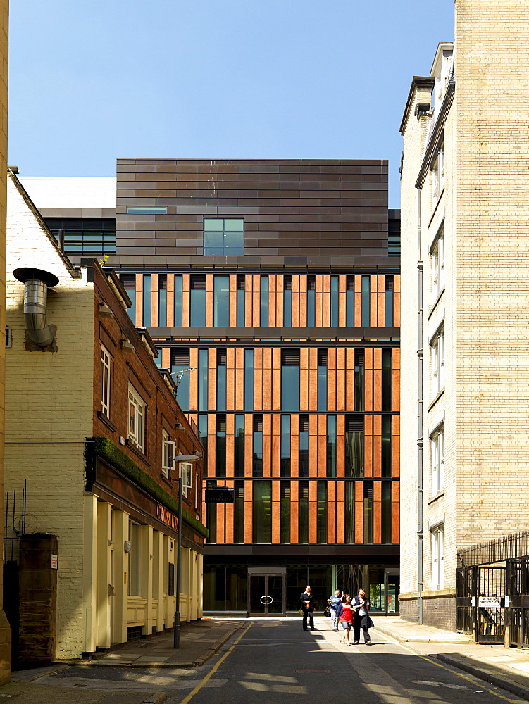 Modern office building elevation, United Kingdom, Europe