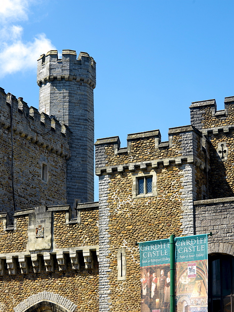 Cardiff Castle, Cardiff, Wales, United Kingdom, Europe
