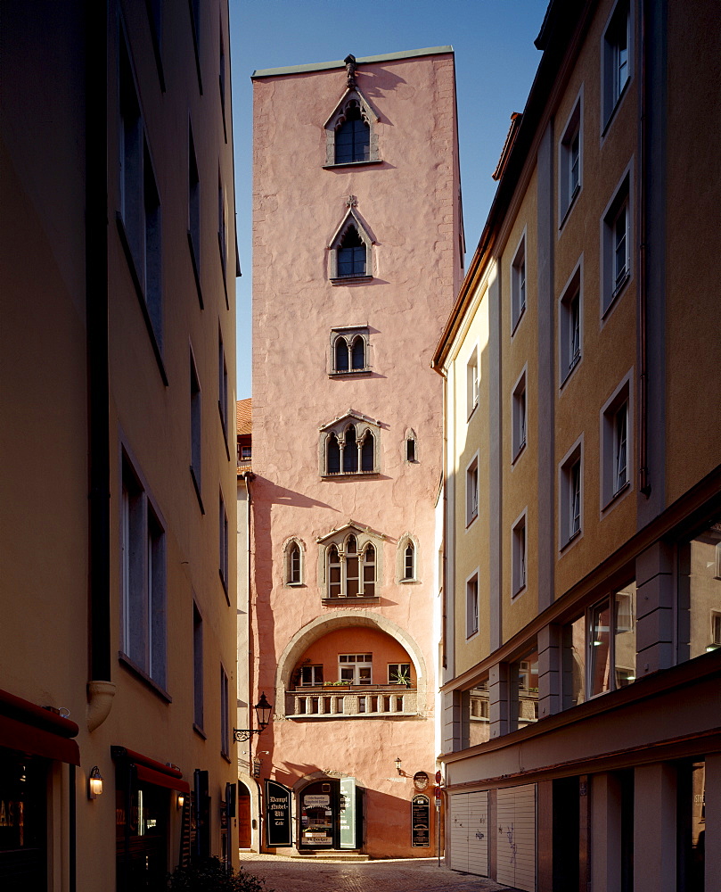 Baumburger Turm, Regensburg, Bavaria, Germany, Europe