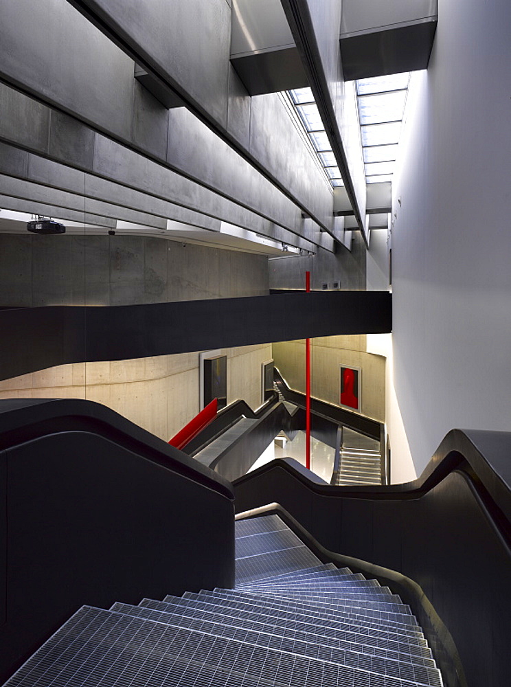 The MAXXI, National Museum of 21st Century Arts, architect Zaha Hadid, Rome, Lazio, Italy, Europe