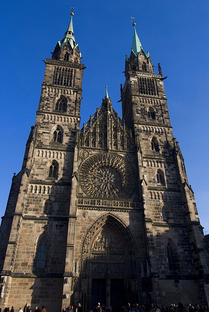 Lorenz Kirche (St. Lawrence Church), Nuremberg, Bavaria, Germany, Europe