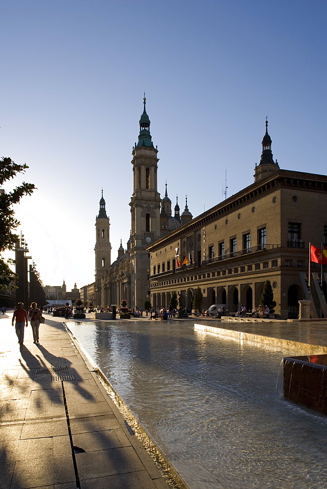 Basilica-Cathedral of Our Lady of the Pillar, Zaragoza, Aragon, Spain, Europe