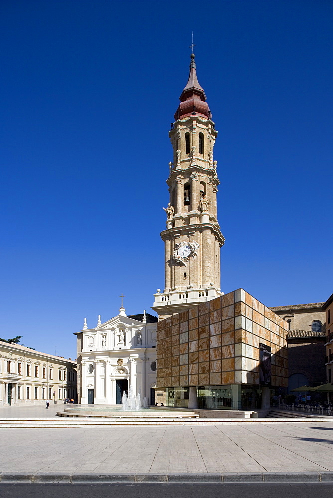 La Seo Cathedral, UNESCO World Heritage Site, Zaragoza, Aragon, Spain, Europe