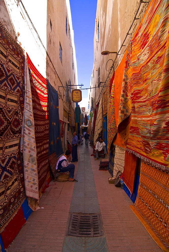 Bazaar in the coastal city of Essaouira, UNESCO World Heritage Site, Morocco, North Africa, Africa