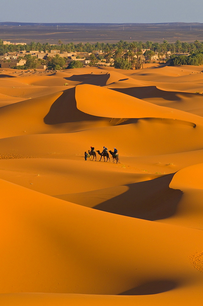 Sand dunes, Merzouga, Morocco, North Africa, Africa