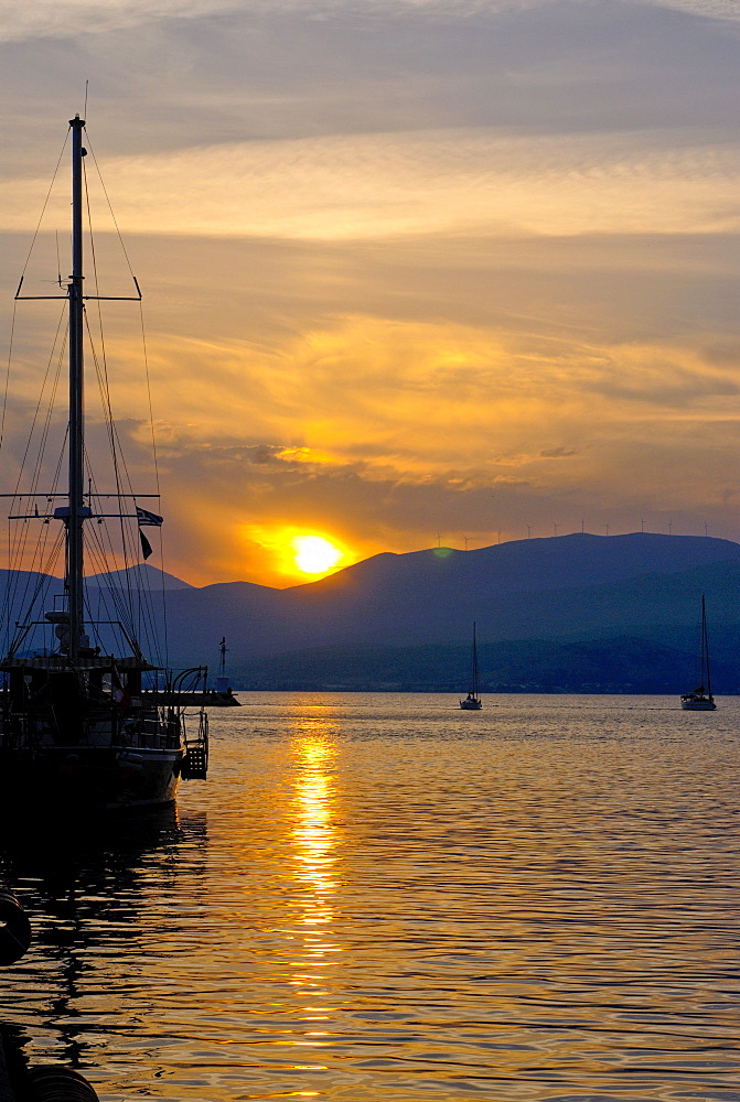 Sunset, Nafplio, Peloponnese, Greece, Europe