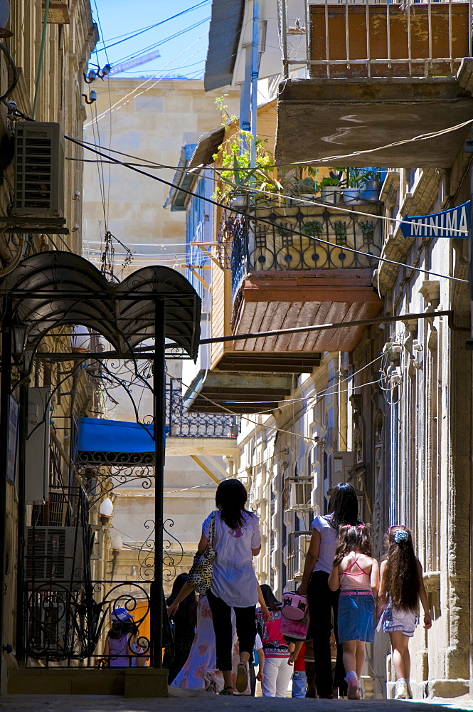 The old city of Baku, UNESCO World Heritage Site, Azerbaijan, Central Asia, Asia