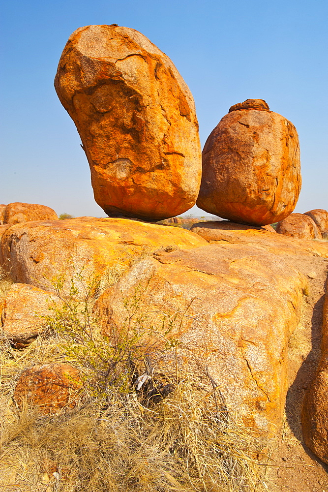 Granite boulders in the Devil's Marbles Conservation Reserve, Northern Territory, Australia, Pacific