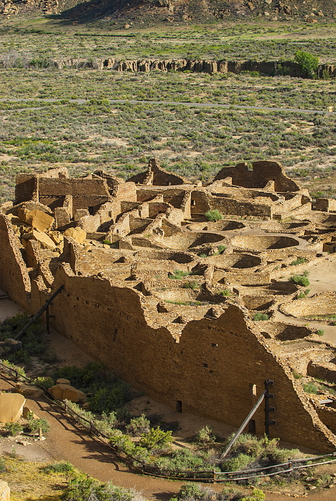 Chaco ruins in the Chaco Culture National Historic Park, UNESCO World Heritage Site, New Mexico, United States of America, North America 