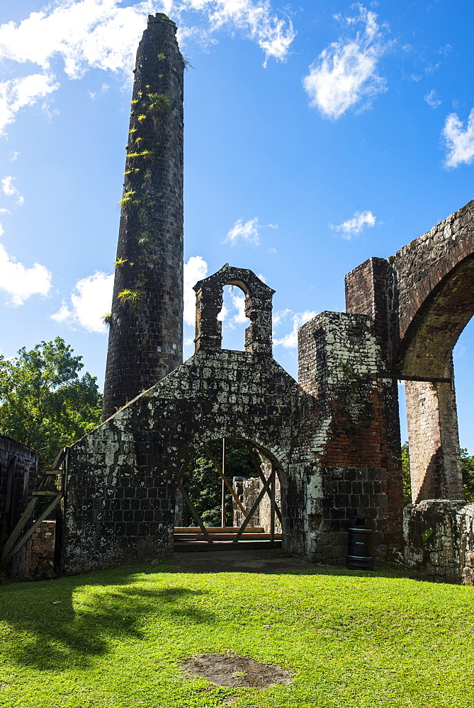 Ruins of an old mill, St. Kitts, St. Kitts and Nevis, Leeward Islands, West Indies, Caribbean, Central America 