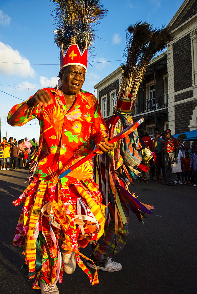 Carnival in Basseterre, St. Kitts, St. Kitts and Nevis, Leeward Islands, West Indies, Caribbean, Central America