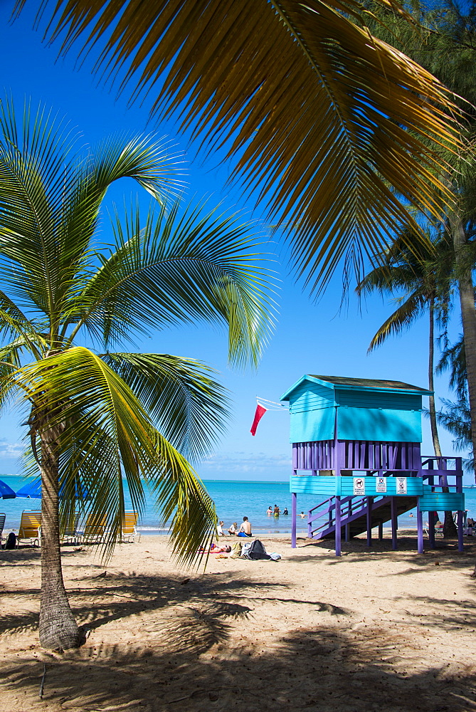 Luquillo Beach, Puerto Rico, West Indies, Caribbean, Central America 