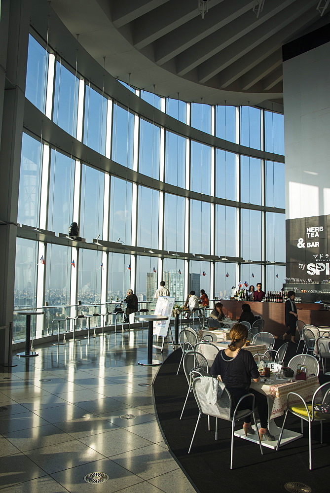 Skybar over Tokyo on Mori Tower, in the Roppongi Hills, Tokyo, Japan, Asia