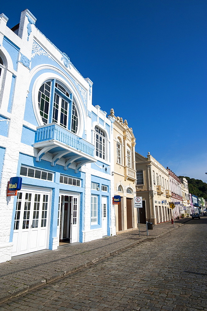 Colonial architecture in San Francisco do Sul, Brazil, South America