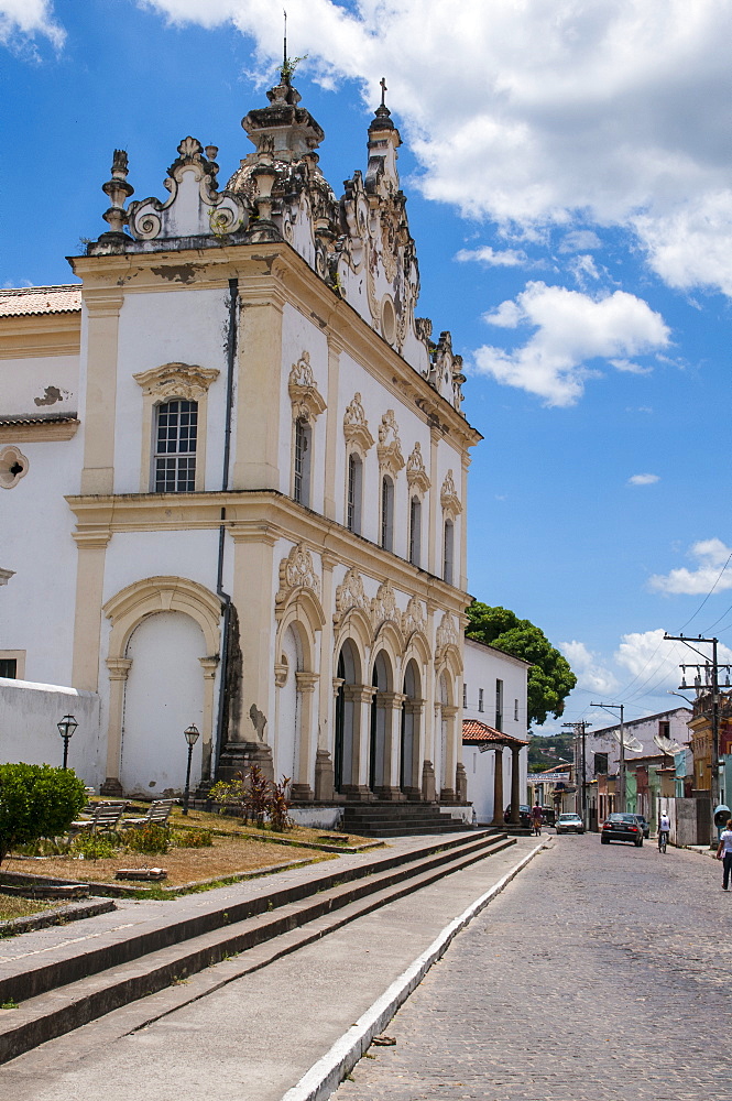 Colonial church of Nossa Senhora do Carmo in Cachoeira near Salvador da Bahia, Bahia, Brazil, South America 