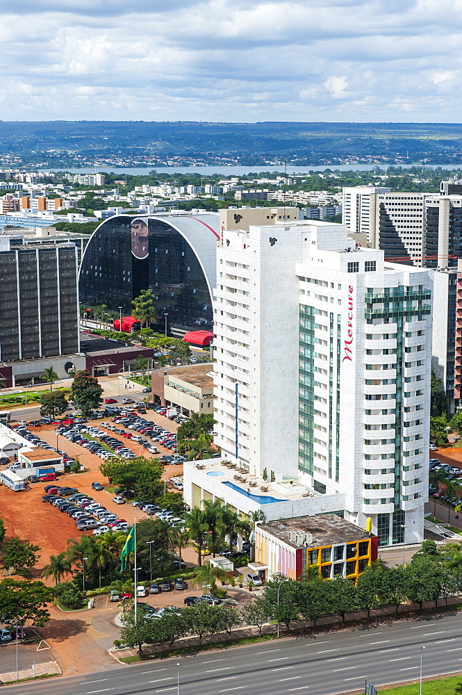 View from the Television Tower over Brasilia, Brazil, South America 