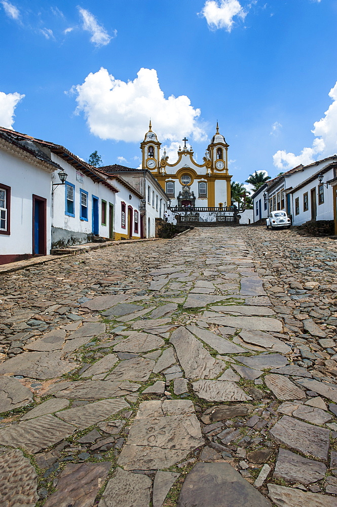 Historical mining town Tiradentes, Minas Gerais, Brazil, South America