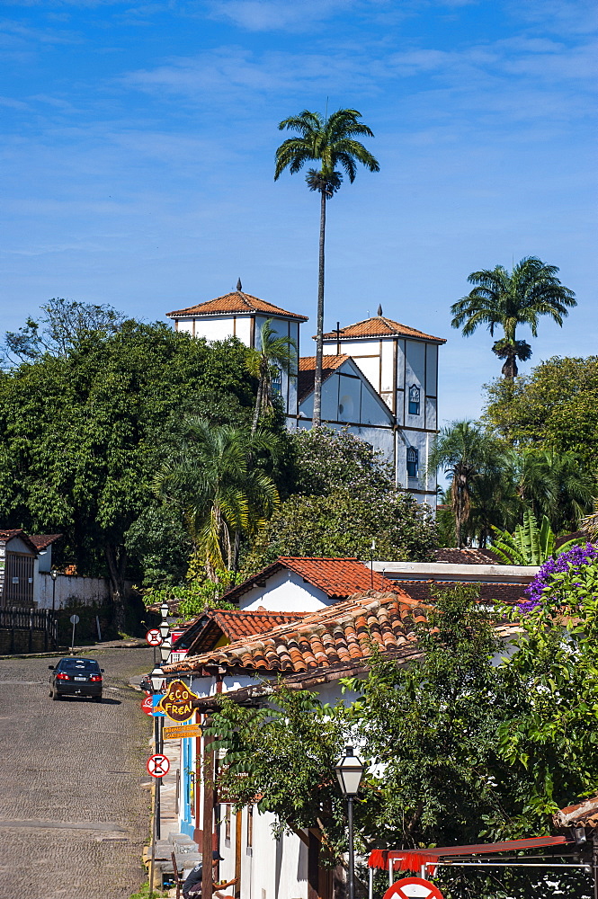 Matrix Church of Our Lady of the Rosary, Pirenopolis, Goais, Brazil, South America