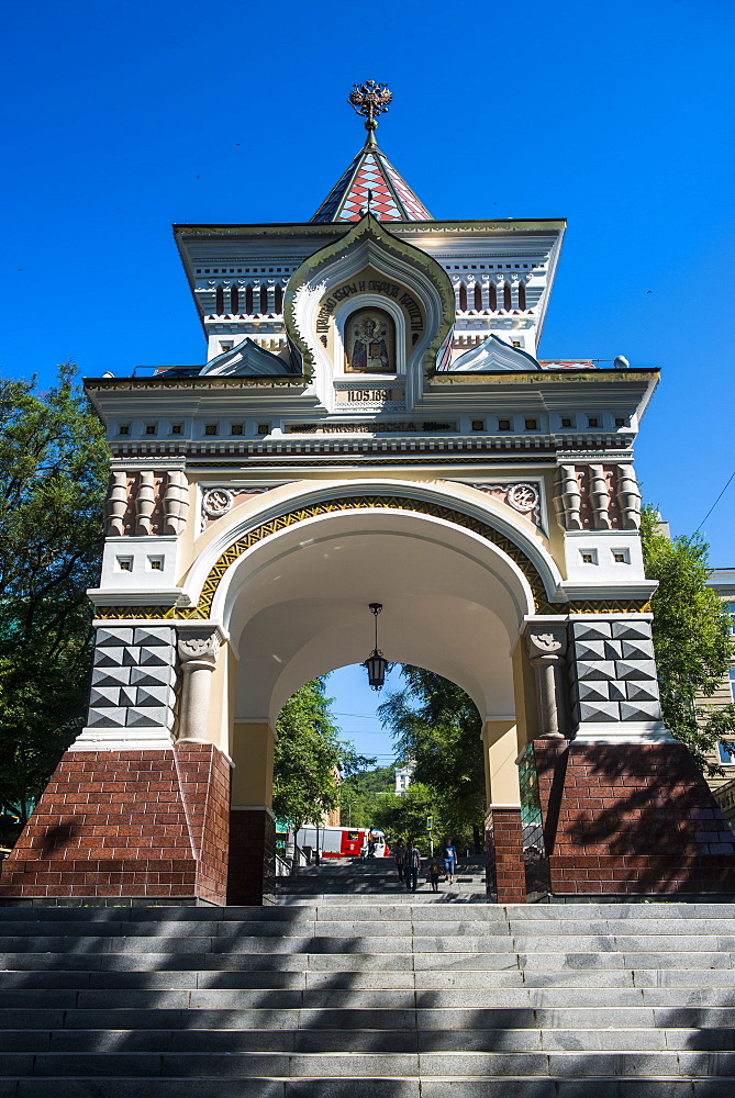 The Nicholas Triumphal Gates, Vladivostok, Russia, Eurasia 