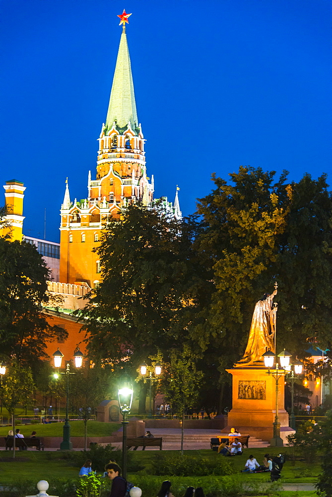 The Kremlin at Red Square, UNESCO World Heritage Site, Moscow, Russia, Europe 