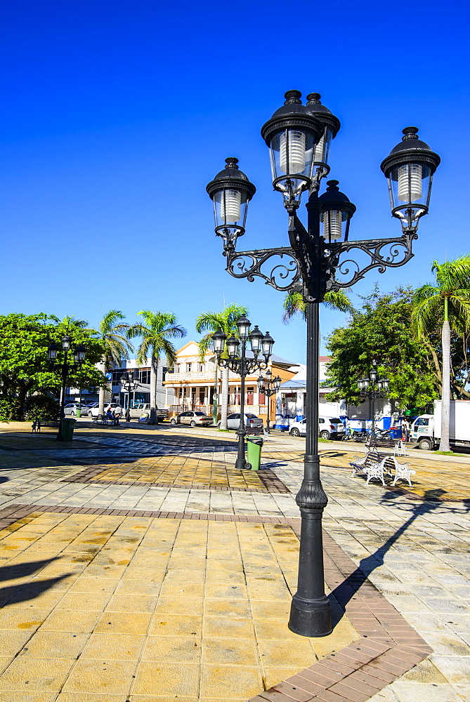 Town square of Puerto Plata, Dominican Republic, West Indies, Caribbean, Central America