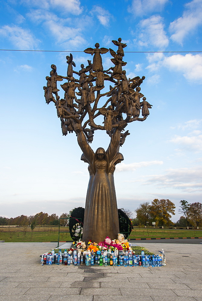 Memorial of the massacre of Beslan, Republic of North Ossetia-Alania, Caucasus, Russia, Eurasia