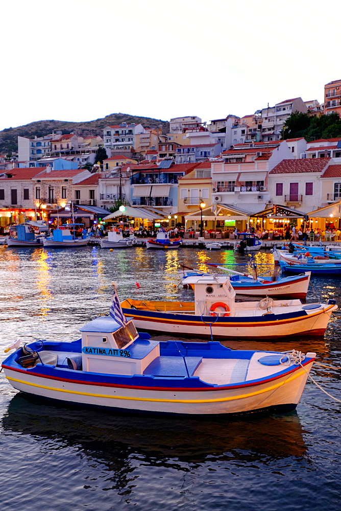 The port of Pythagorio, Samos Island, North Aegean Islands, Greek Islands, Greece, Europe