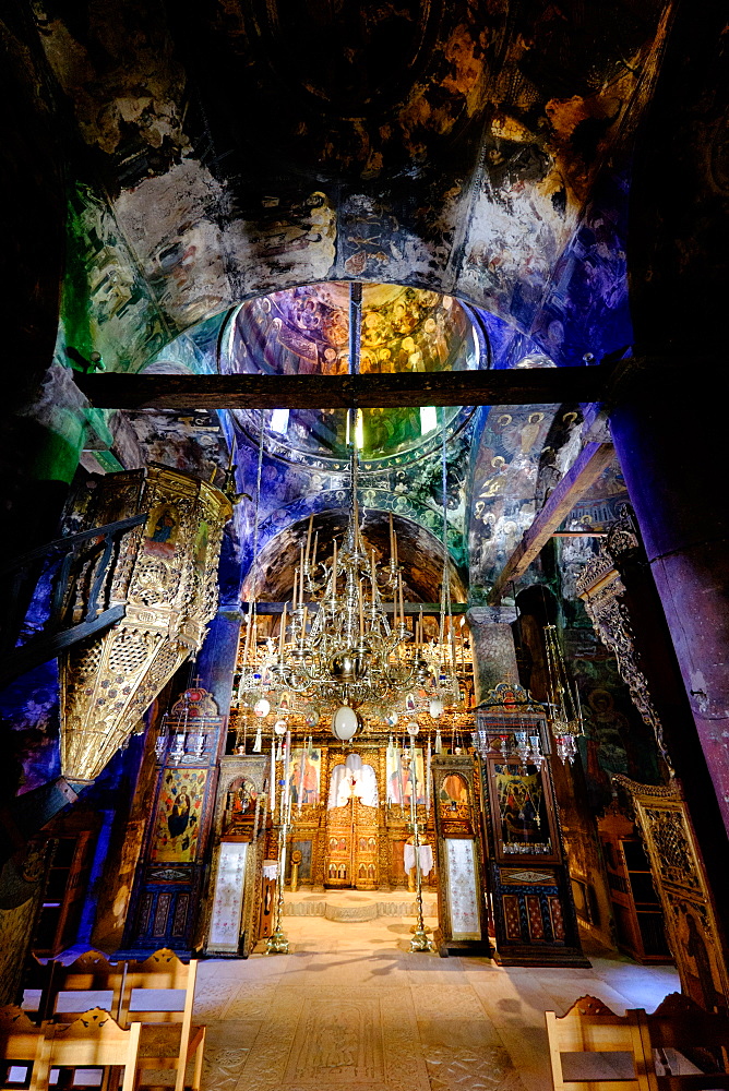 Moni Megalis Panagias Monastery, Samos, North Aegean Islands, Greek Islands, Greece, Europe