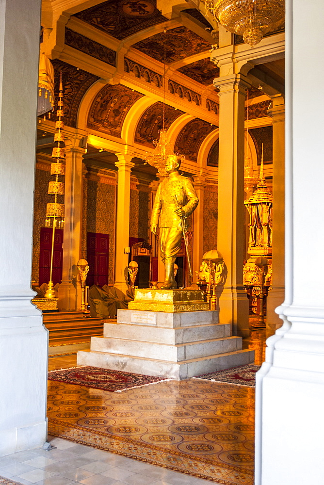 Throne Hall, Royal Palace, Phnom Penh, Cambodia., Indochina, Southeast Asia, Asia