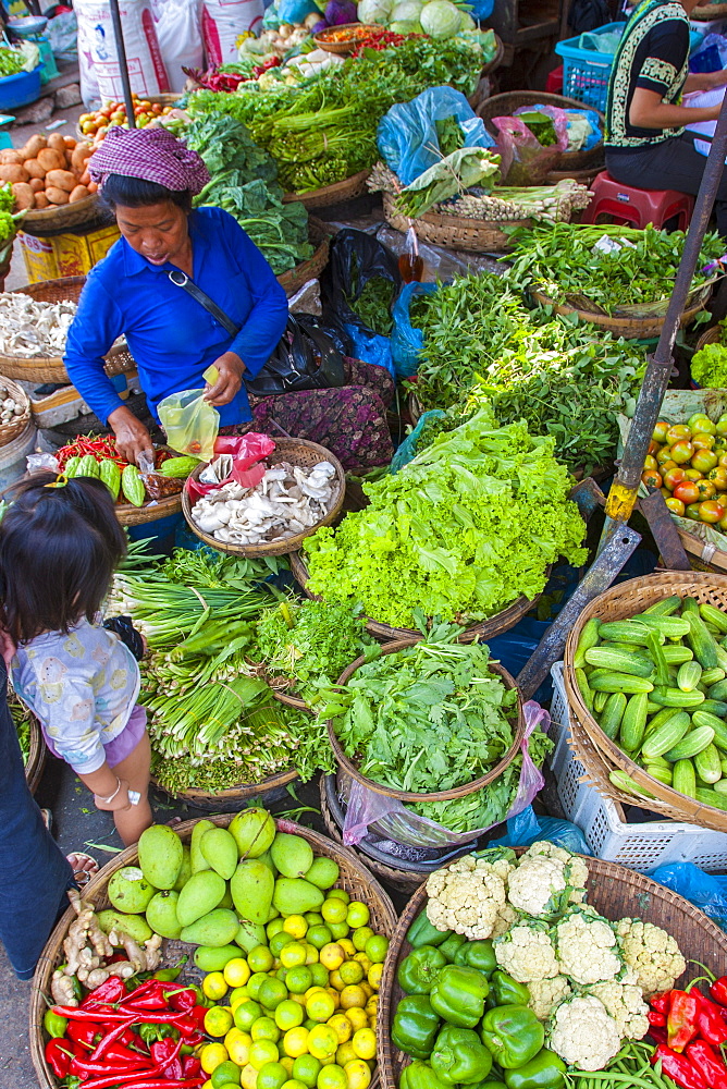 Central Market, Phnom Penh, Cambodia, Indochina, Southeast Asia, Asia