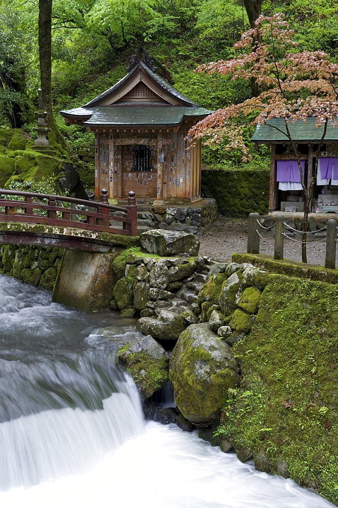 Auxillary shrine at Eiheiji Temple, headquarters of the Soto sect of Zen Buddhism, Fukui, Japan