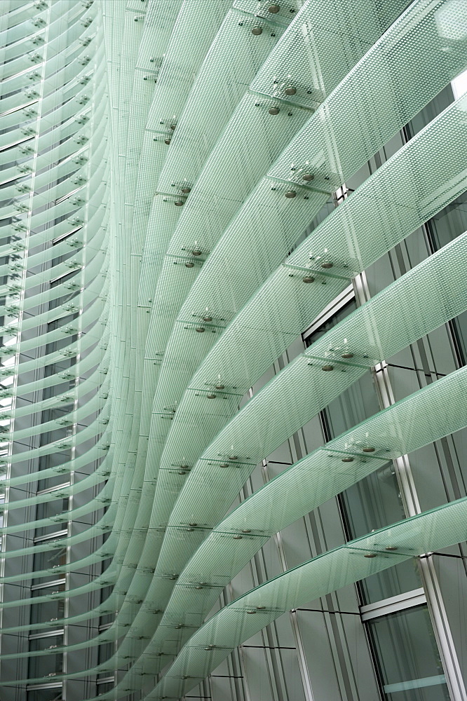 National Art Center, designed by architect Kisho Kurokawa, housing 20th century paintings and modern art, Roppongi, Tokyo, Japan