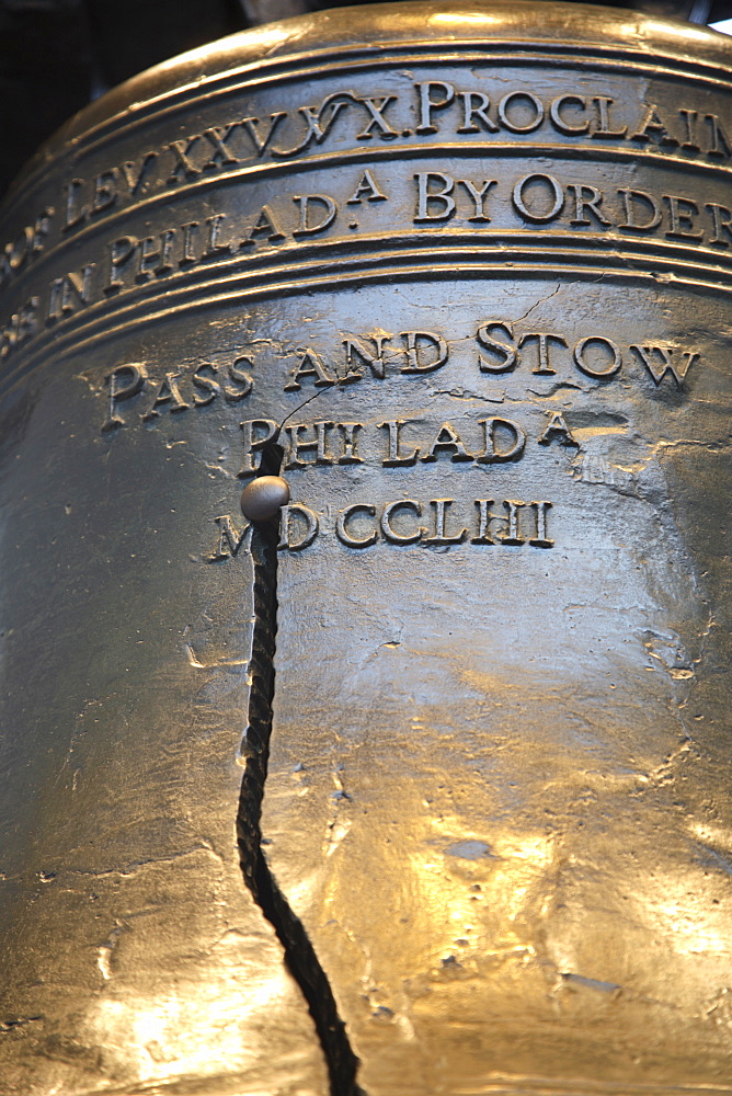 Liberty Bell in Philadelphia, Pennsylvania, United States of America, North America