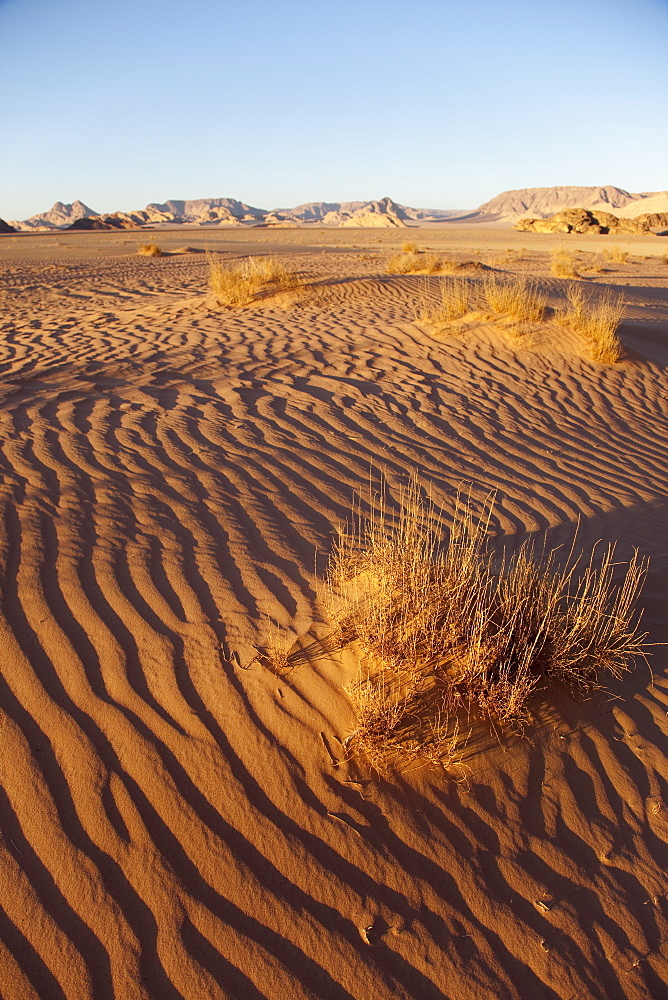 Wadi Rum in the Jordanian Desert, Jordan, Middle East