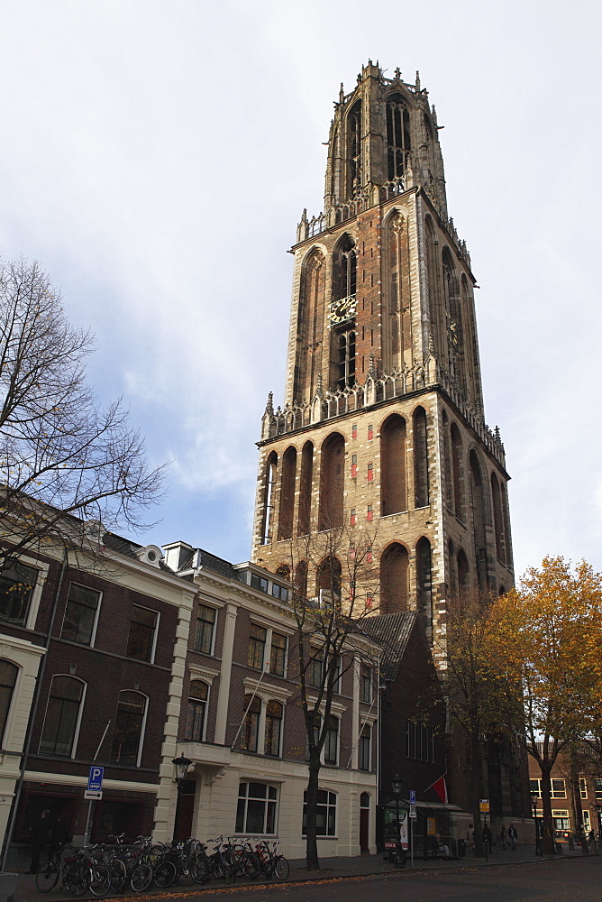 The Dom Tower, built 1321 and 1382, the tallest Dutch church tower at 112m (368ft) in Utrecht, Utrecht Province, Netherlands, Europe