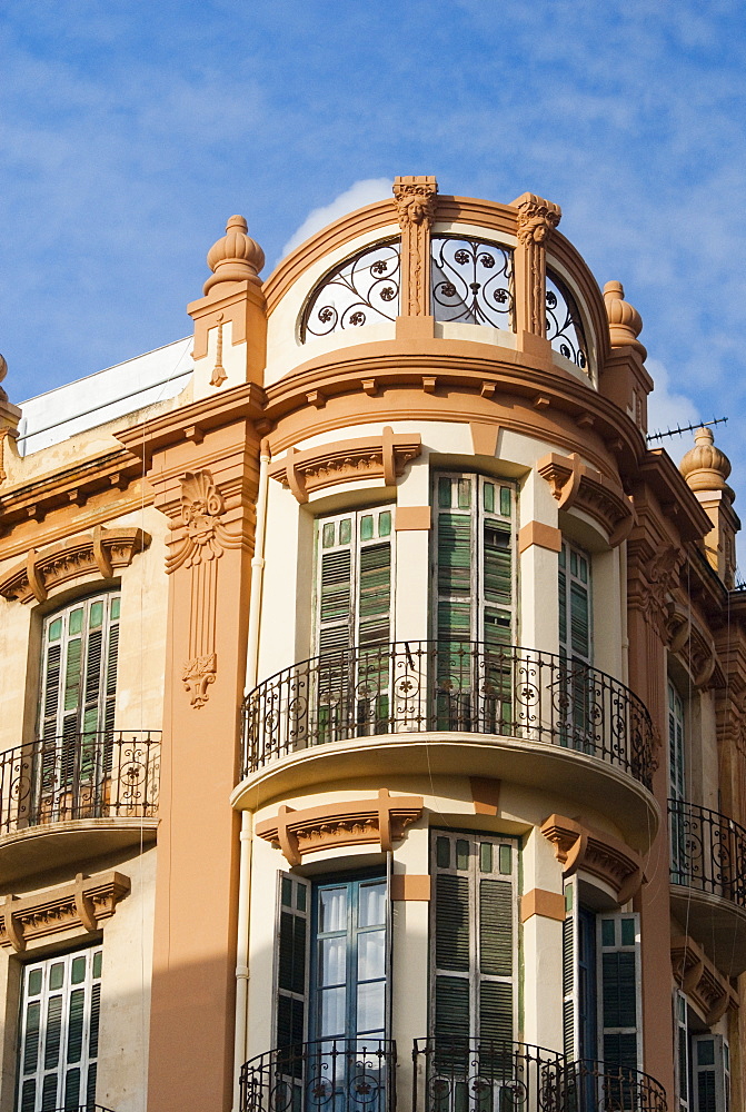 Modernist (Art Deco) building, Juan Carlos I Avenue, Melilla, Spain, Spanish North Africa, Africa