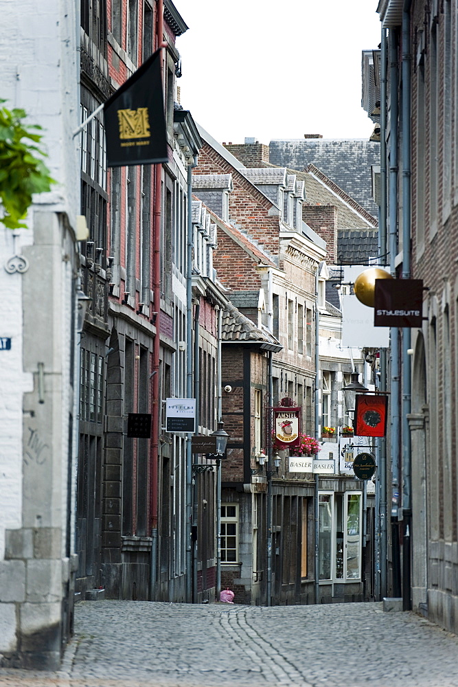 Stokstraat (Stok street), Maastricht, Limburg, The Netherlands, Europe