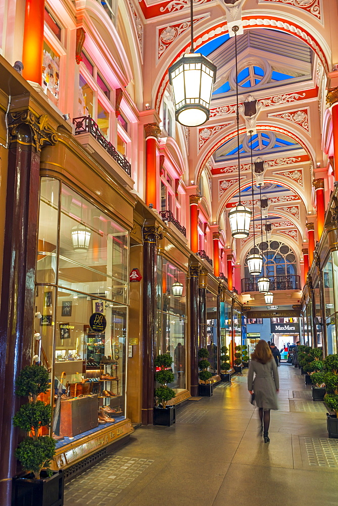 The Royal Arcade, Old Bond Street, London, England, United Kingdom, Europe