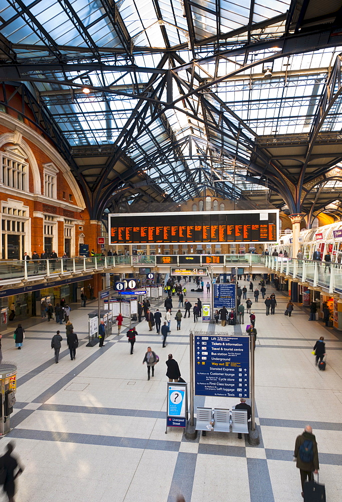 Liverpool Street Station, London, England, United Kingdom, Europe