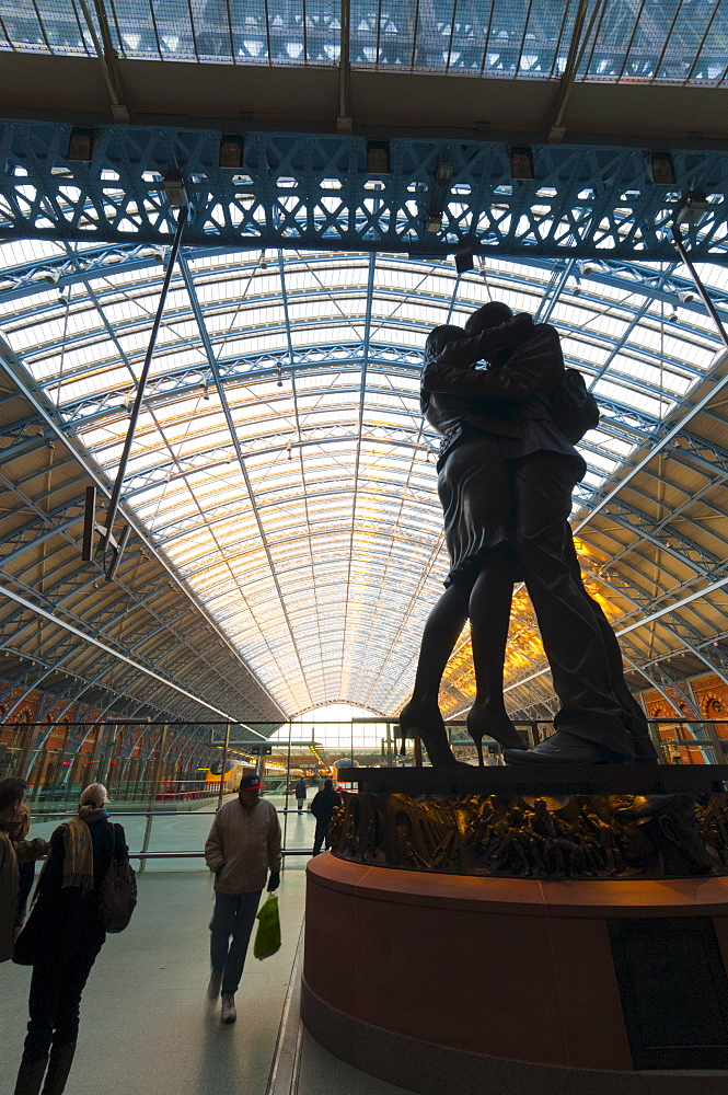 The Meeting Place, St. Pancras Station, London, England, United Kingdom, Europe