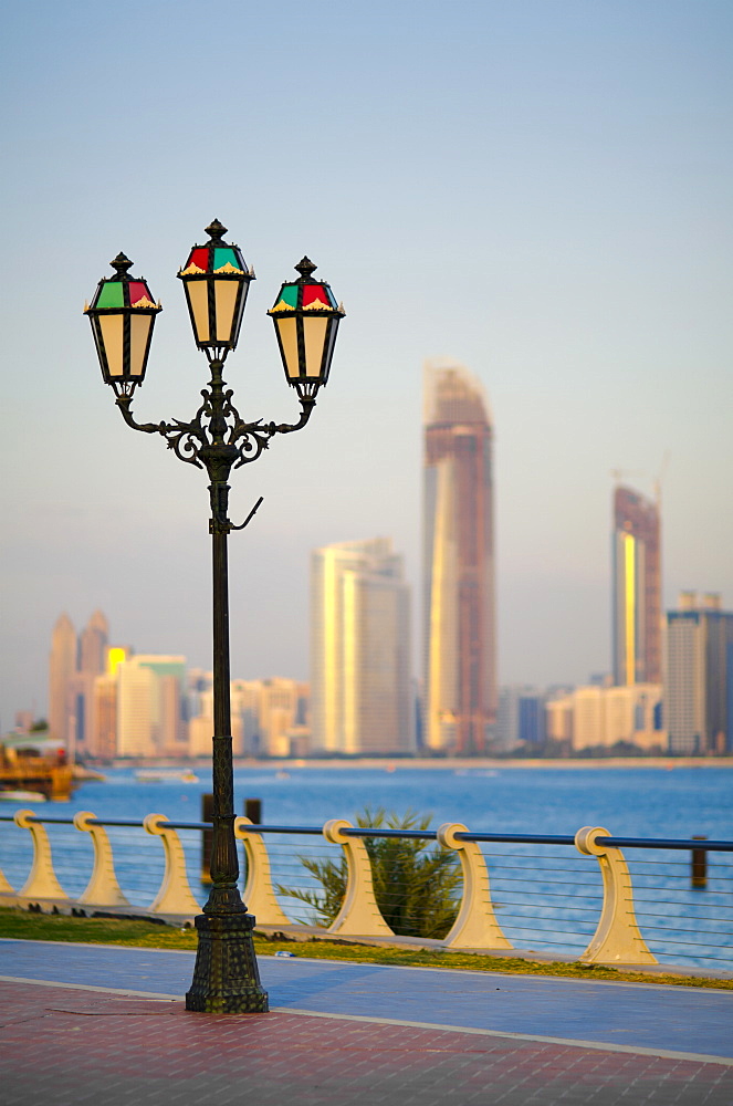 City skyline, Abu Dhabi, United Arab Emirates, Middle East