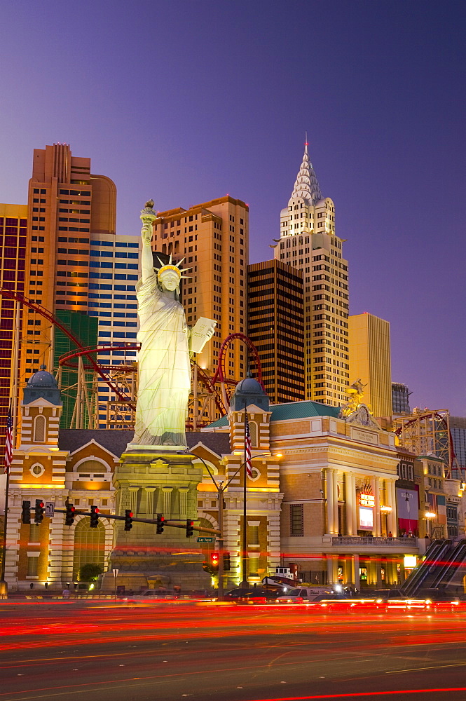 New York New York Hotel and Casino, Las Vegas, Nevada, United States of America, North America