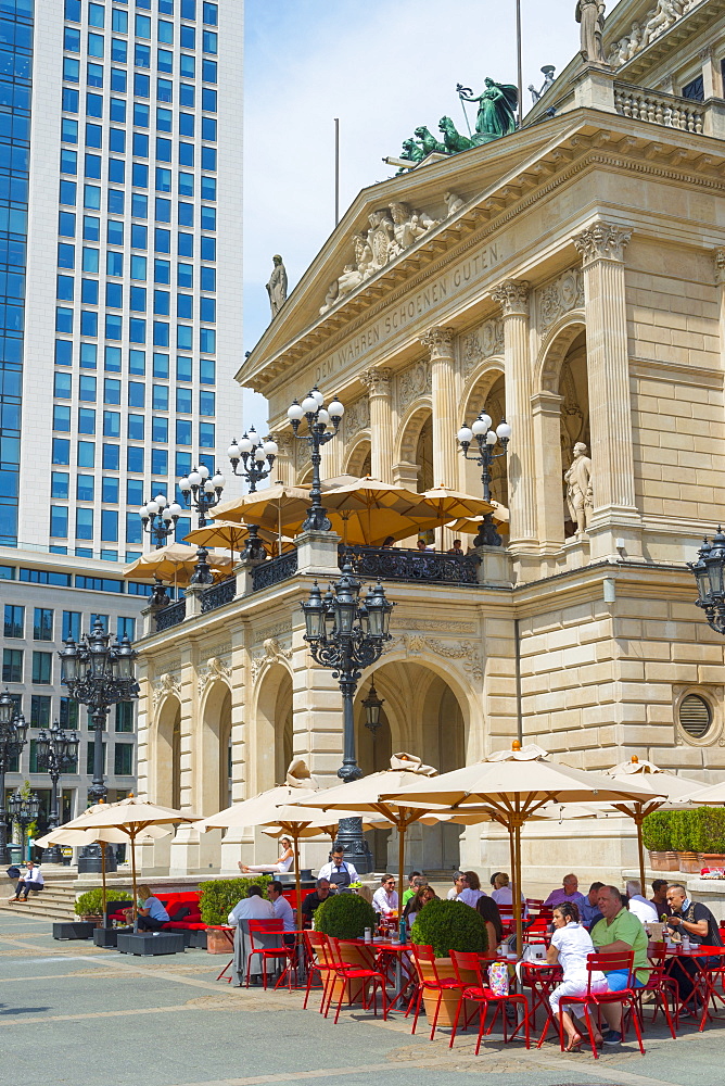 Alte Oper (Old Opera House), Frankfurt am Main, Hesse, Germany, Europe