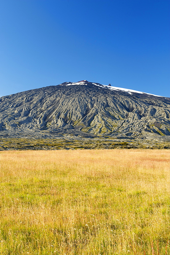 Snaefellsjokull, 1446m, in Snaefellsjokull National Park northwest of Reykjavik in the west, Iceland, Polar Regions