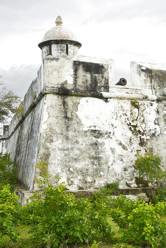 Former Portuguese Fort of Sao Joao Batista on Ibo island in the Quirimbas archipelago off the coast of northern Mozambique, Africa