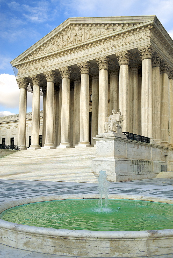 U.S. Supreme Court Building in Washington D.C., United States of America, North America