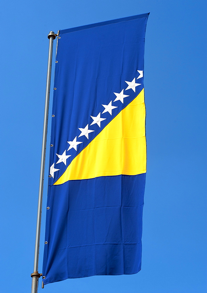 The flag of Bosnia and Herzegovina, Europe